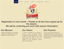 Tablet Screenshot of elkhornwrestling.org